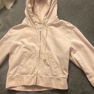 Brandy Melville cropped zip up